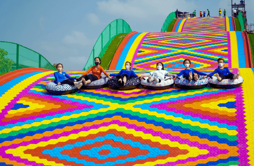 Rainbow Slides in Vietnam: Colorful Adventures from Sapa to Da Lat